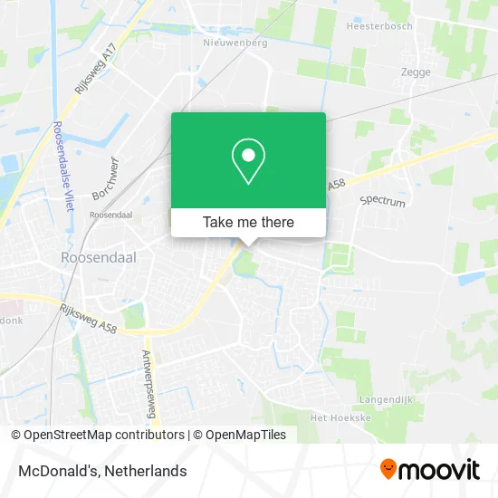 McDonald's map