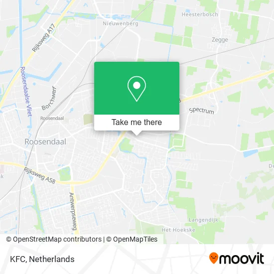 KFC map