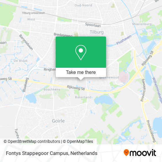 Fontys Stappegoor Campus map