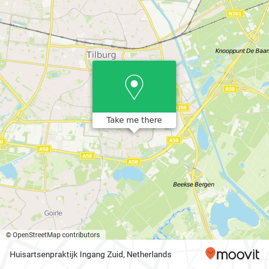 Huisartsenpraktijk Ingang Zuid map