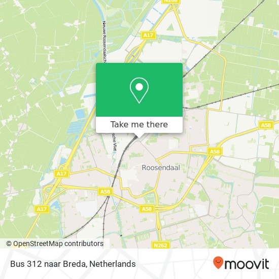 Bus 312 naar Breda map