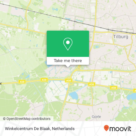 Winkelcentrum De Blaak map