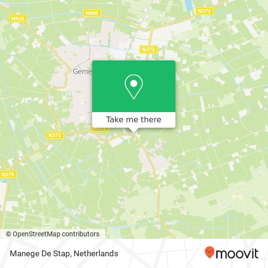 Manege De Stap map