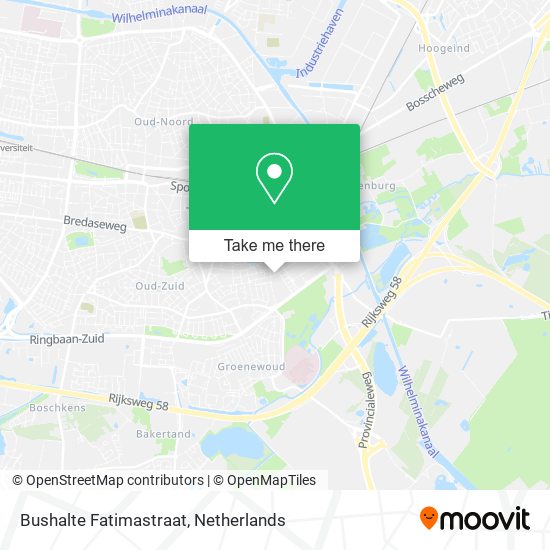 Bushalte Fatimastraat map