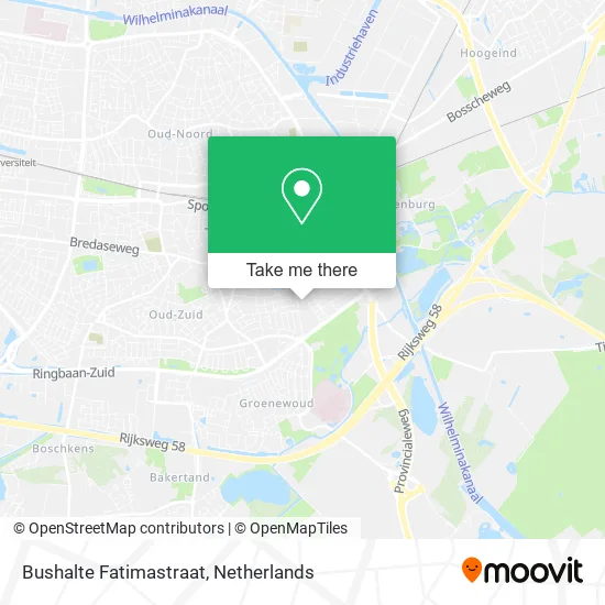 Bushalte Fatimastraat map