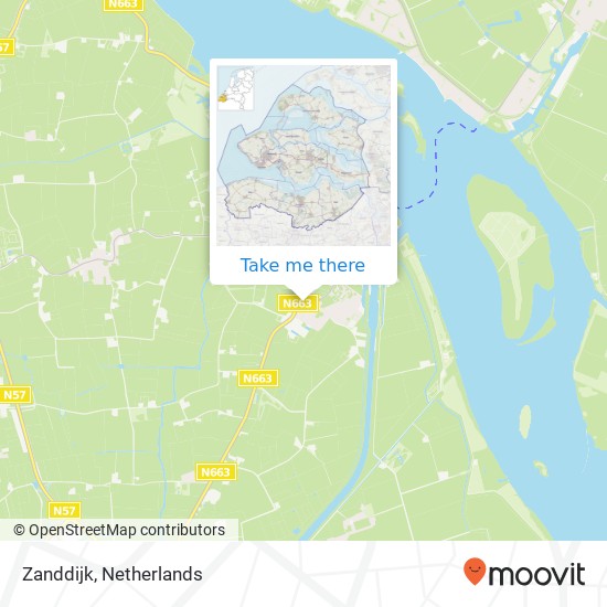 Zanddijk map