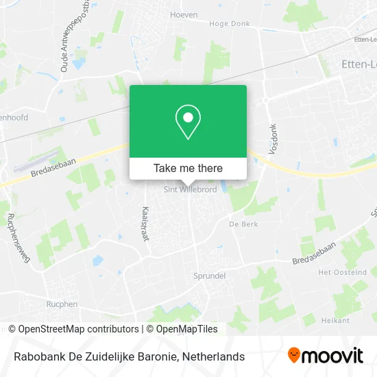 Rabobank De Zuidelijke Baronie map