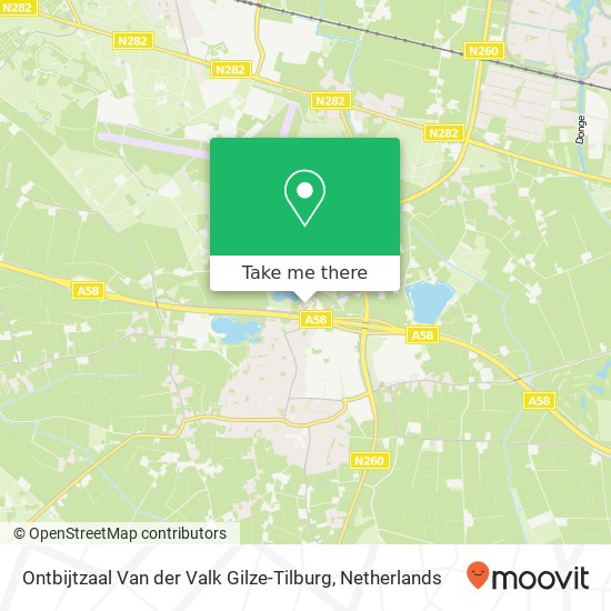 Ontbijtzaal Van der Valk Gilze-Tilburg Karte