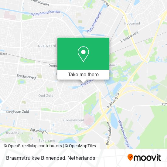 Braamstruikse Binnenpad map