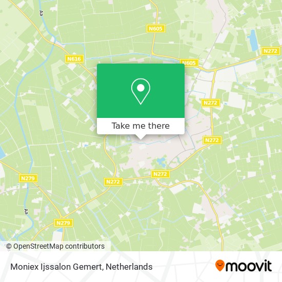 Moniex Ijssalon Gemert map