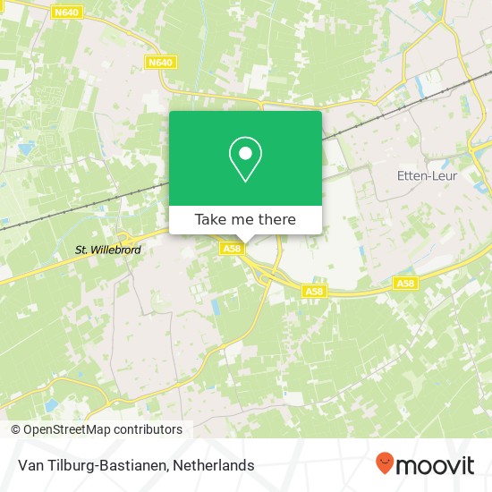 Van Tilburg-Bastianen map