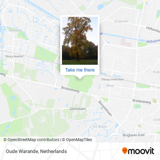 Oude Warande map