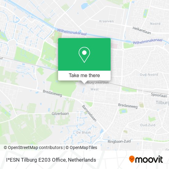 I*ESN Tilburg E203 Office map