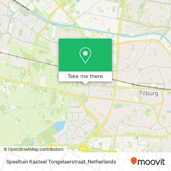 Speeltuin Kasteel Tongelaerstraat map