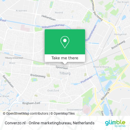 Converzo.nl - Online marketingbureau map