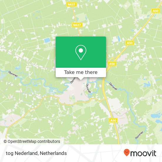 tog Nederland map