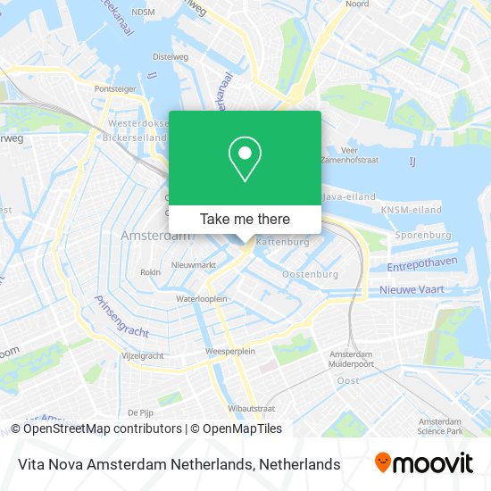 Vita Nova Amsterdam Netherlands Karte