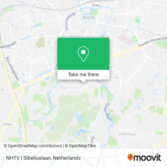 NHTV | Sibeliuslaan map