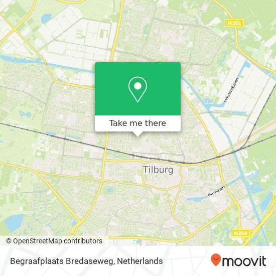 Begraafplaats Bredaseweg map