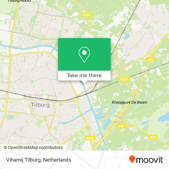 Vihamij Tilburg Karte