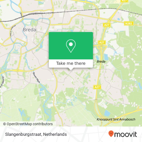 Slangenburgstraat map