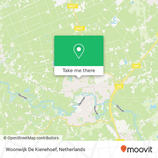 Woonwijk De Kienehoef map