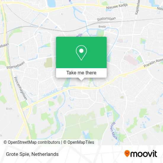 Grote Spie map