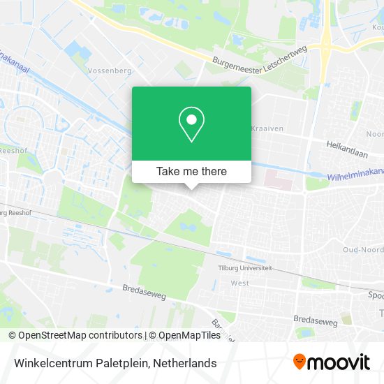 Winkelcentrum Paletplein map