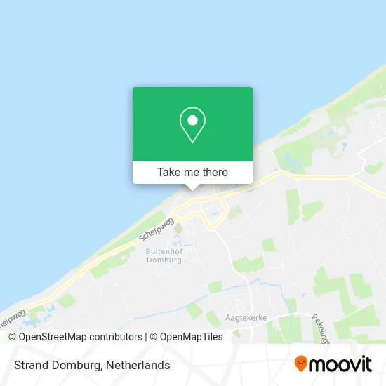 Strand Domburg map