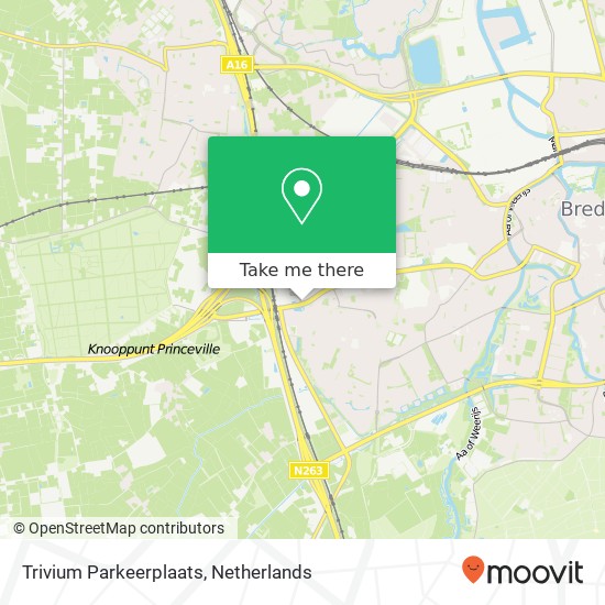 Trivium Parkeerplaats map