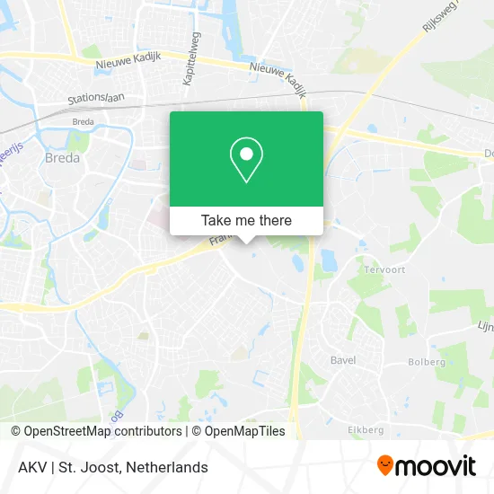 AKV | St. Joost map