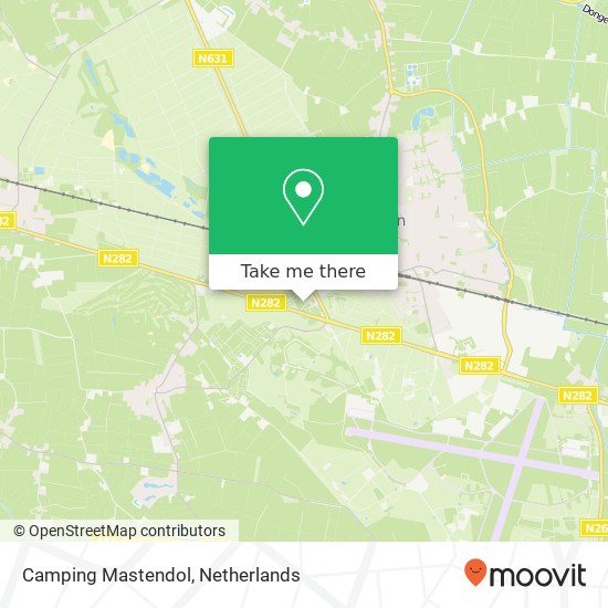 Camping Mastendol map