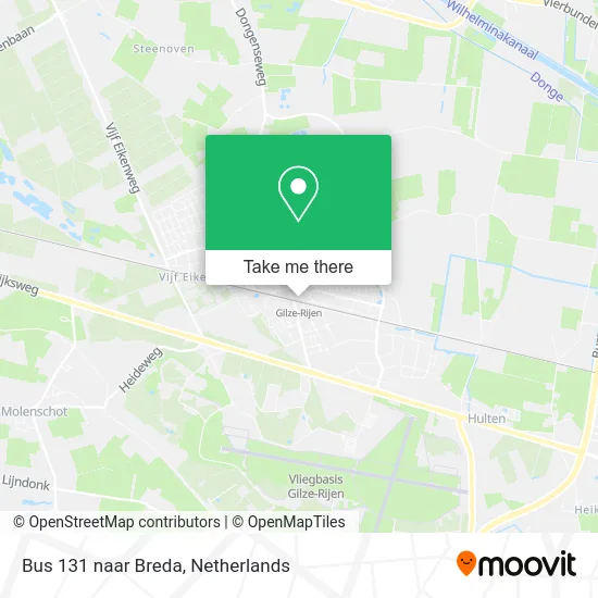 Bus 131 naar Breda map