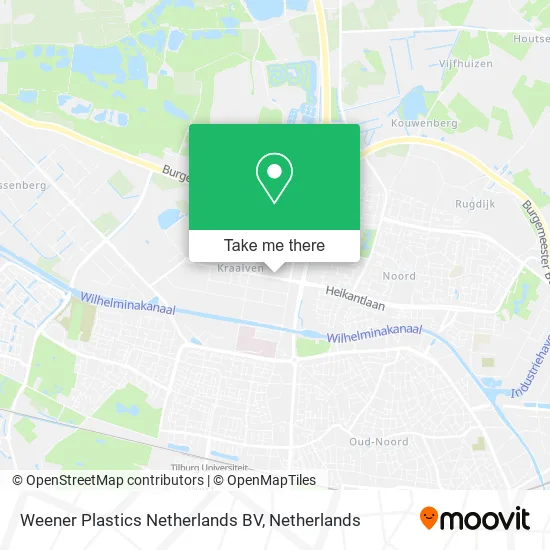 Weener Plastics Netherlands BV map
