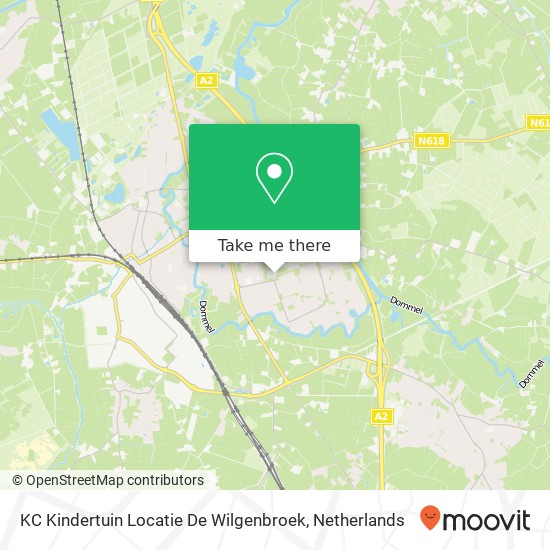 KC Kindertuin Locatie De Wilgenbroek map