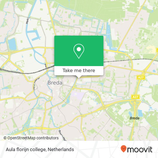 Aula florijn college map