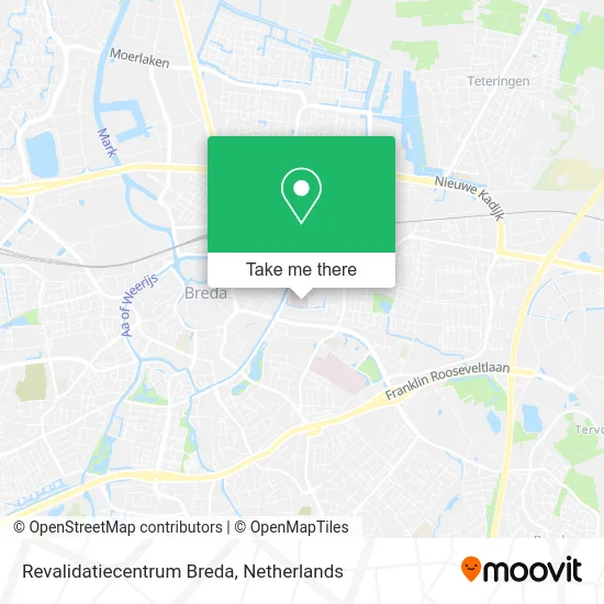 Revalidatiecentrum Breda map