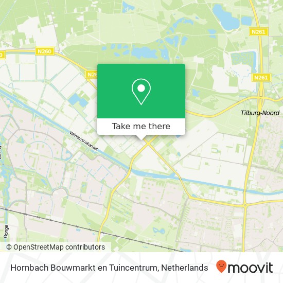 Hornbach Bouwmarkt en Tuincentrum map