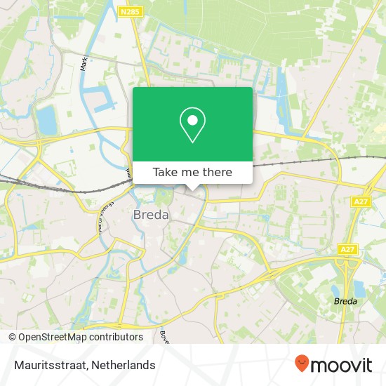 Mauritsstraat map