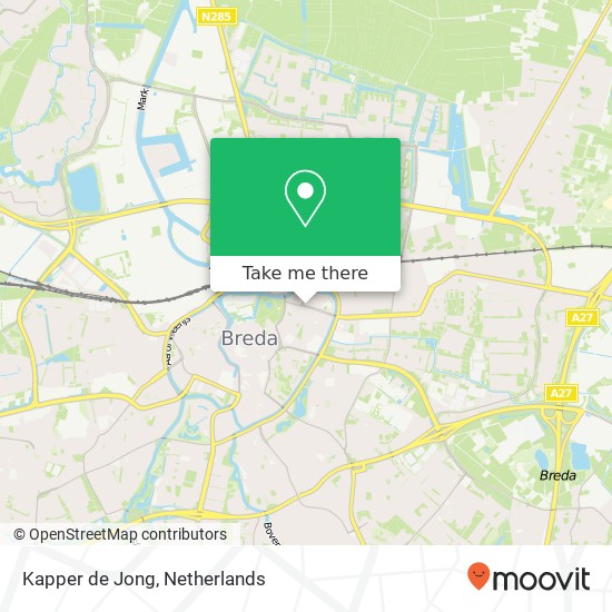 Kapper de Jong map