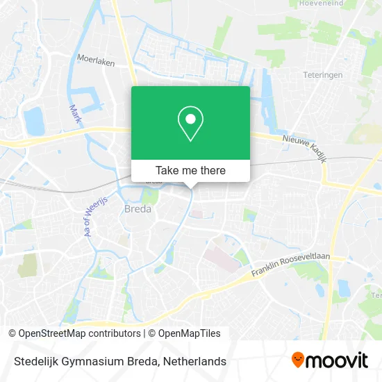 Stedelijk Gymnasium Breda map