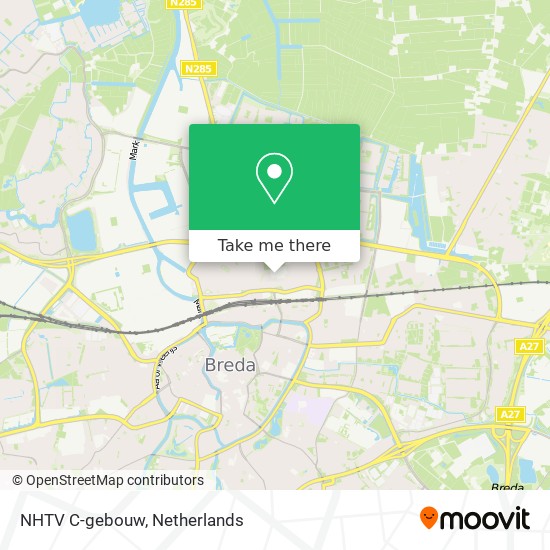 NHTV C-gebouw map