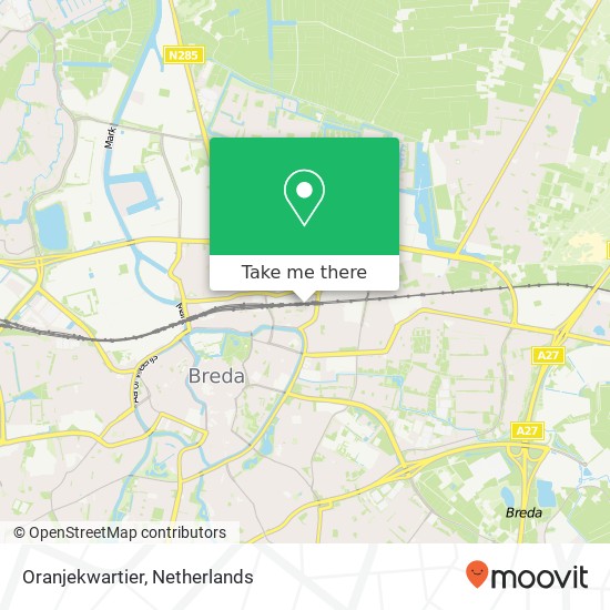 Oranjekwartier map