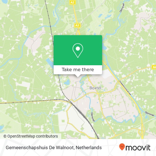 Gemeenschapshuis De Walnoot map