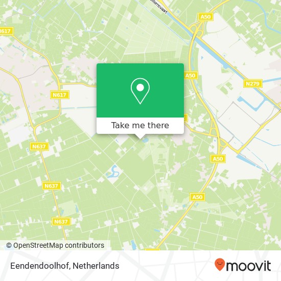 Eendendoolhof map