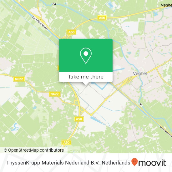 ThyssenKrupp Materials Nederland B.V. map