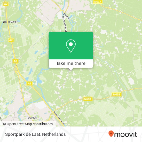 Sportpark de Laat map