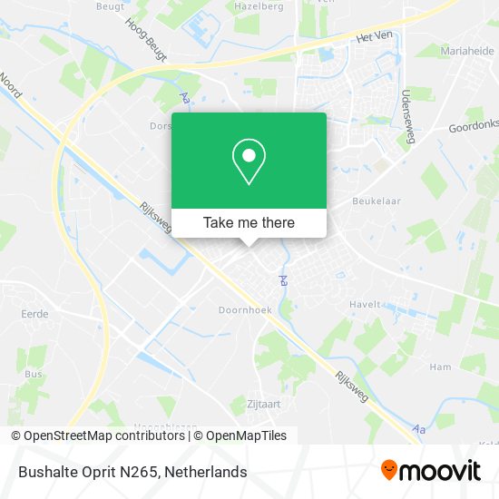 Bushalte Oprit N265 map