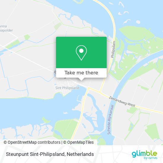 Steunpunt Sint-Philipsland map
