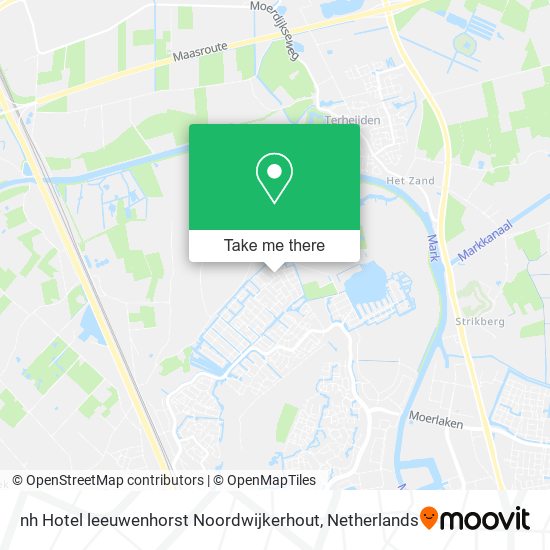 nh Hotel leeuwenhorst Noordwijkerhout Karte